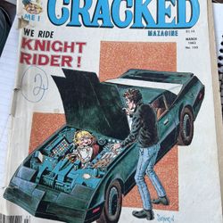 Cracked Magazine #193 1983 - Knight Rider
