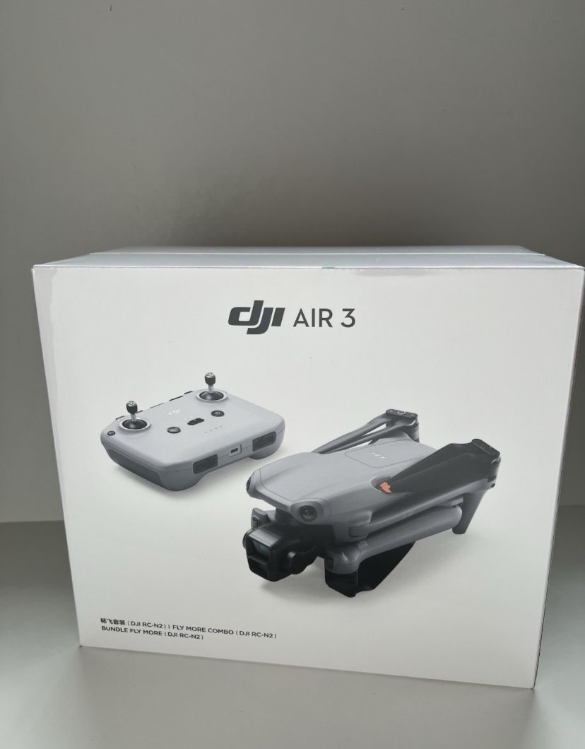 DJI Air 3 Fly More Combo Camera Drone with RC 2 Remote New