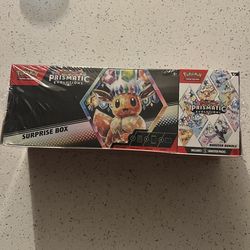 Pokémon prismatic evolution box