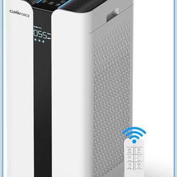 Mounto Extra Large Air Purifier for Home Large Room,H13 HEPA Air Purifier with Carbon,Covers 3000ft² Office,Bedroom,Industrial Environment,Remove 99.9