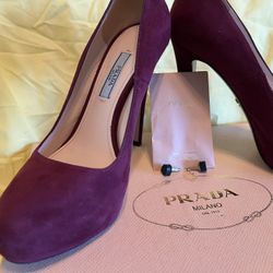 Prada Deep Purple Pumps