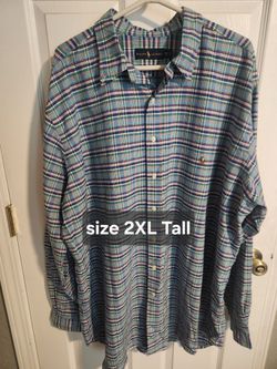 Polo RL Shirt Size 2xl Tall