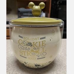 2023 Epcot Festival Of The Holidays Cookie Stroll Cookie Jar Disney Parks