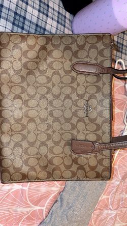 Brown coach purse