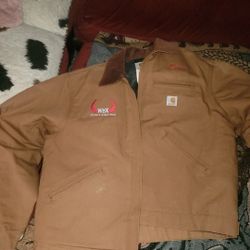 vintage carhartt detroit jacket size 48