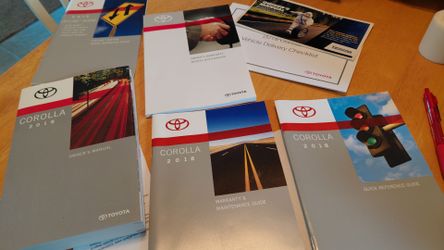 Corolla owners manual