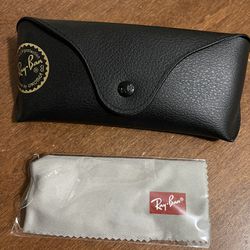 New Ray Band black case with new cleaning cloth 