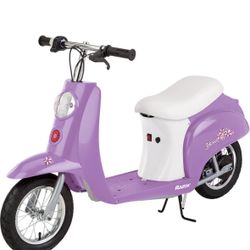 Razor Pocket Mod Miniature Euro 24V Electric Kids Ride On Retro Scooter