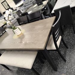🖤Beautiful 6pcs Dining Set