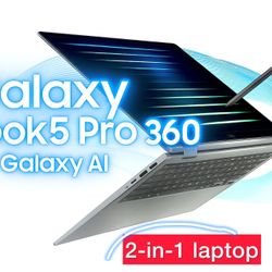 💻 16″ 3K AMOLED 2-in-1 Touch Laptop - 🔥Samsung Galaxy Book5 Pro 360 (Brand New)PC