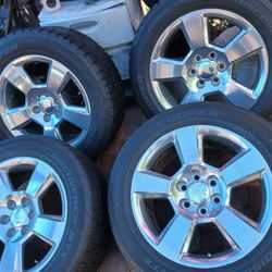 JUEGO DE RRINES PARA TROCAS CHEVROLET TAHOE SUBURVAN GMC YANTAZ BUENAS MEDIDA 20