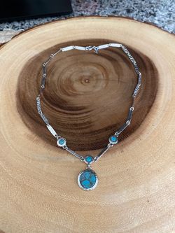Beautiful necklace the stone is like turquoise