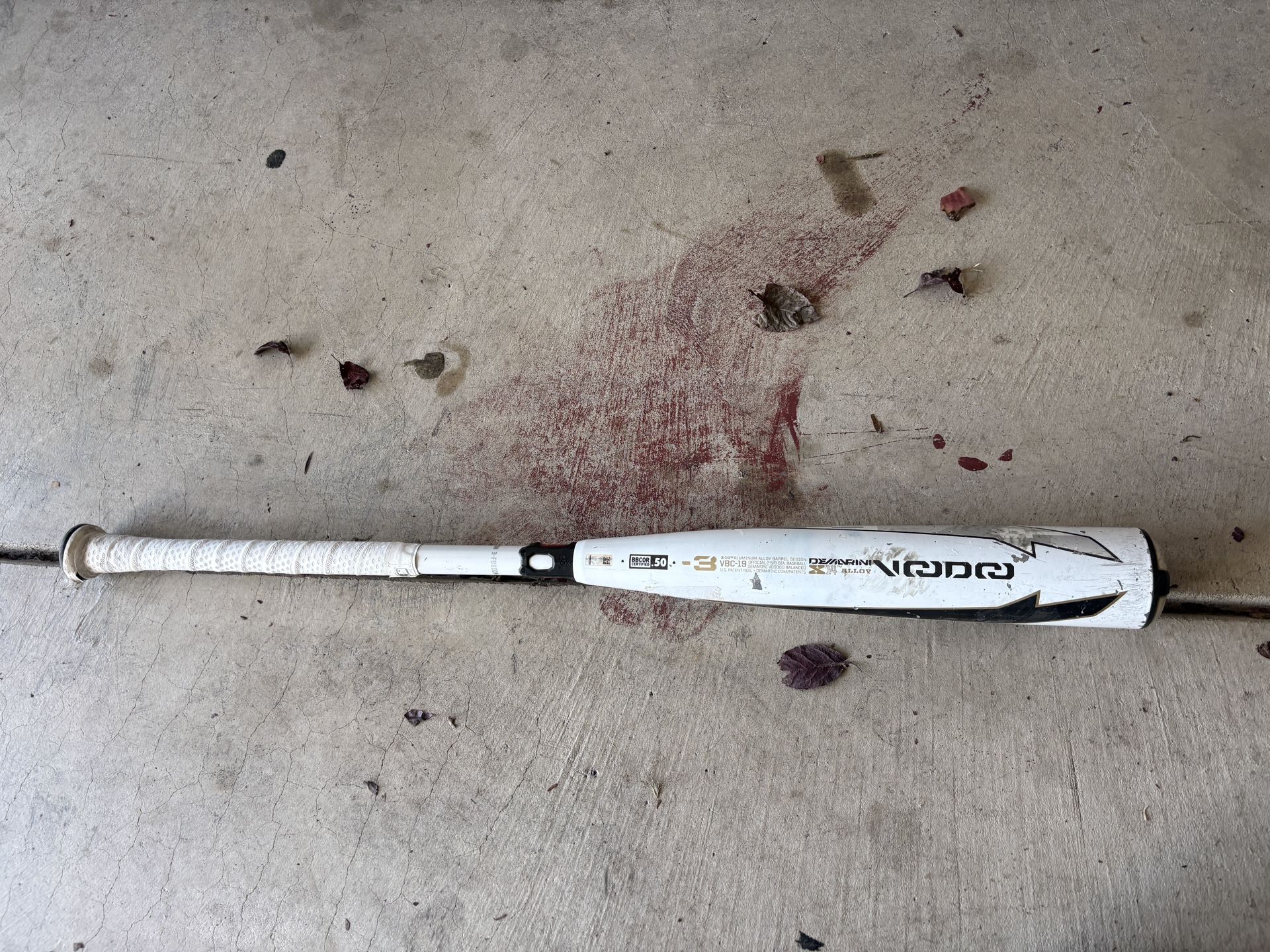 Used Demarini Balanced BBCOR Bat