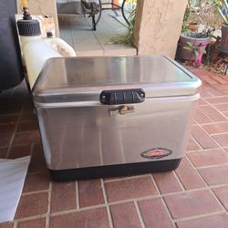Coleman 53qt Stainless Steel Cooler