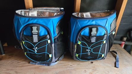 2 insulated backpack coolers.  Great for outdoor walks, hikes, activities. $40 for the pair. Price is firm.