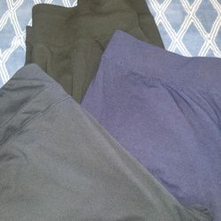 3 Pair of Strechy XL  Ladies Pants
