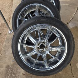 22 IN TIRES AND WHEELS 