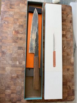 Hado Sakai Sumi 210mm Gyuto (Shirogami #2 Carbon Steel) - Original Box Included. Japanese chef knife