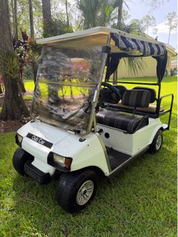 SUPER CLEAN 48 VOLT CLUB CAR GOLF CART!! 4 SEATER RUNS AND DRIVES GREAT!!