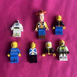 Mini Figure Lego Lot Toy Story Woody, Buzz Lightyear 