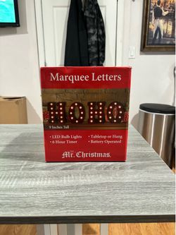 Mr. Christmas HO HO Marquee Letters