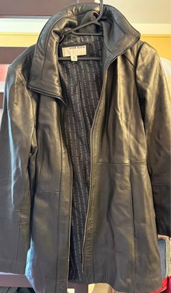 👍Anne Klein Black Leather Jacket - Women’s M👍