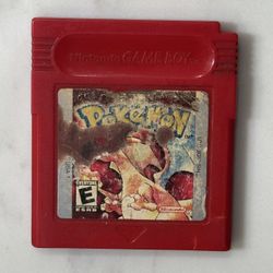 Pokemon Red W/ New Battery Authentic Nintendo Gameboy GAME