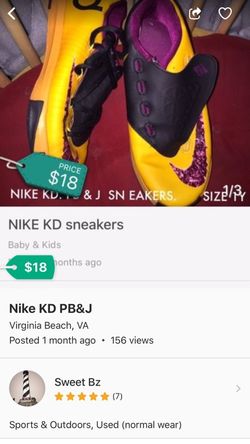 SIZE 1Y NIKE Kevin Durant Nicks