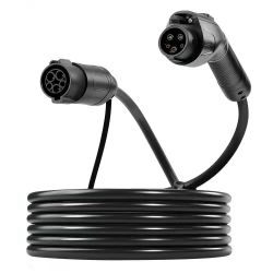 823# EV Charger Extension Cable, 40Amp 21 ft J1772 Extension Cord Compatible with 120V-240V SAE J1772 Electric Vehicle Chargers, Level 1/Level 2 IP66 