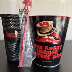 The Rocky Horror Picture Show 50th Anniversary Bucket & Tumbler w/Straw