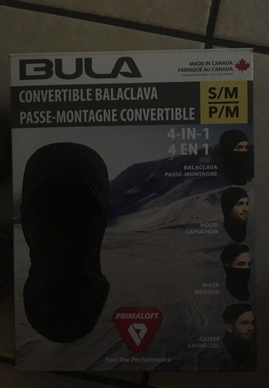 Bula convertible balaclava 4 in 1 ski mask