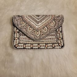 BEADED CROSSBODY HANDBAG