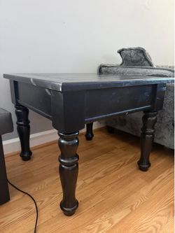 Real wooden side tables