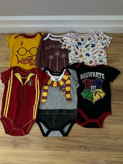 3-6 months Harry Potter onesies