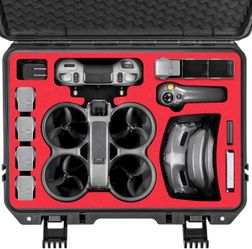 STARTRC Avata 2 Case ,Waterproof Carrying Hard Case for DJI 2 Fly Black 