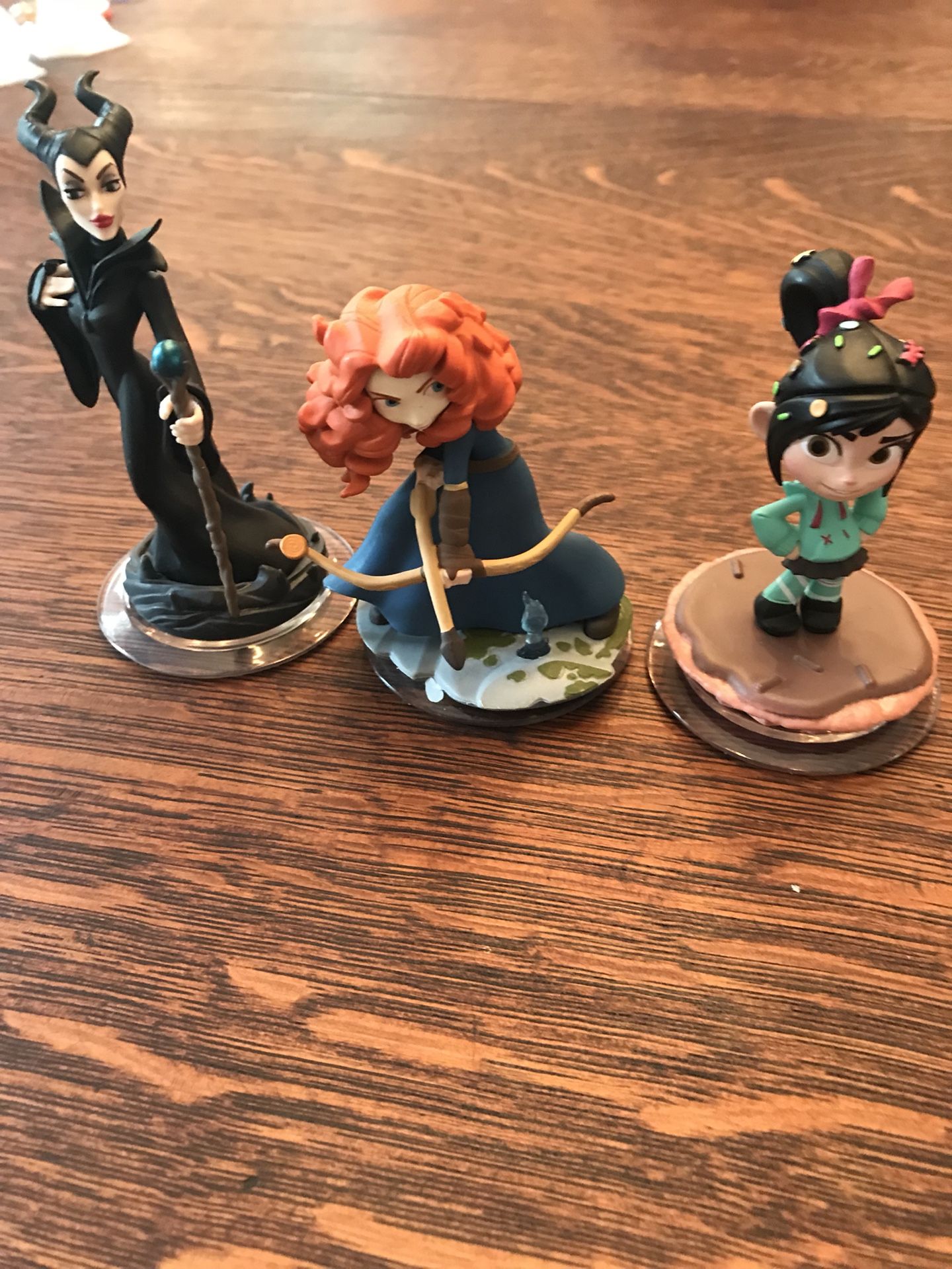 Disney Infinity Characters Maleficent, Vanellope & Merida