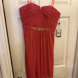 Dress Coral Color