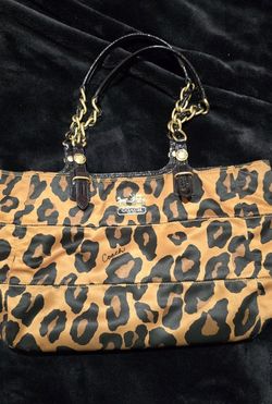 Coach Leopard Purse