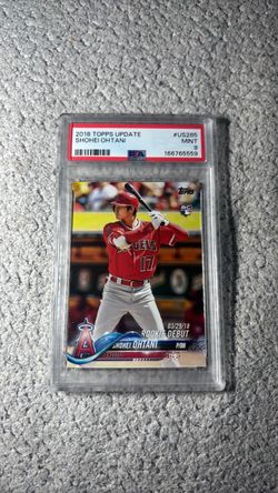 2018 Topps Update Shohei Ohtani Rookie Debut PSA 9