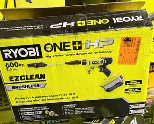 ONE+ HP 18V Brushless EZClean 600 PSI 0.7 GPM Cordless Cold Water Power Cleaner (Tool Only)