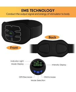 ABS Stimulator,Ab Machine,Abdominal Toning Belt Workout Portable Ab Stimulator 