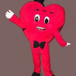 Valentine Red Heart  Costume Mascot Character 