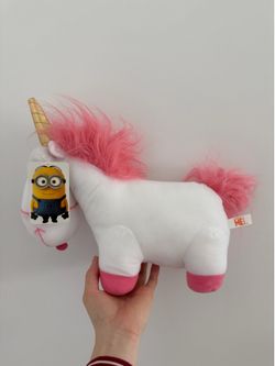 BNWT Despicable Me Agnes' Fluffy Unicorn Plush Toy - Brand New with Tags