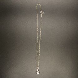 925 Sterling Silver Necklace With Gem Pendant