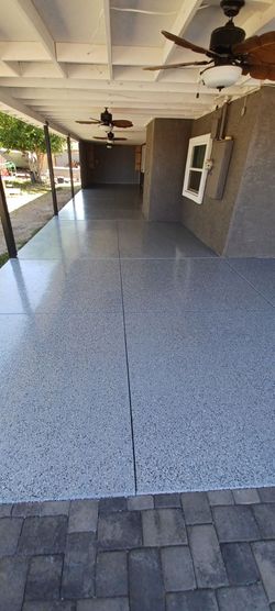 Epoxy garage flooring $3