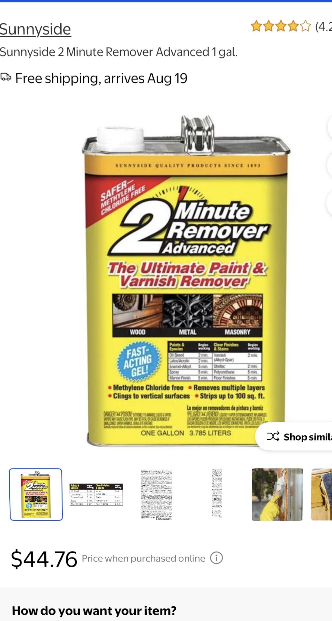 The Ultimate Paint & Varnish Remover