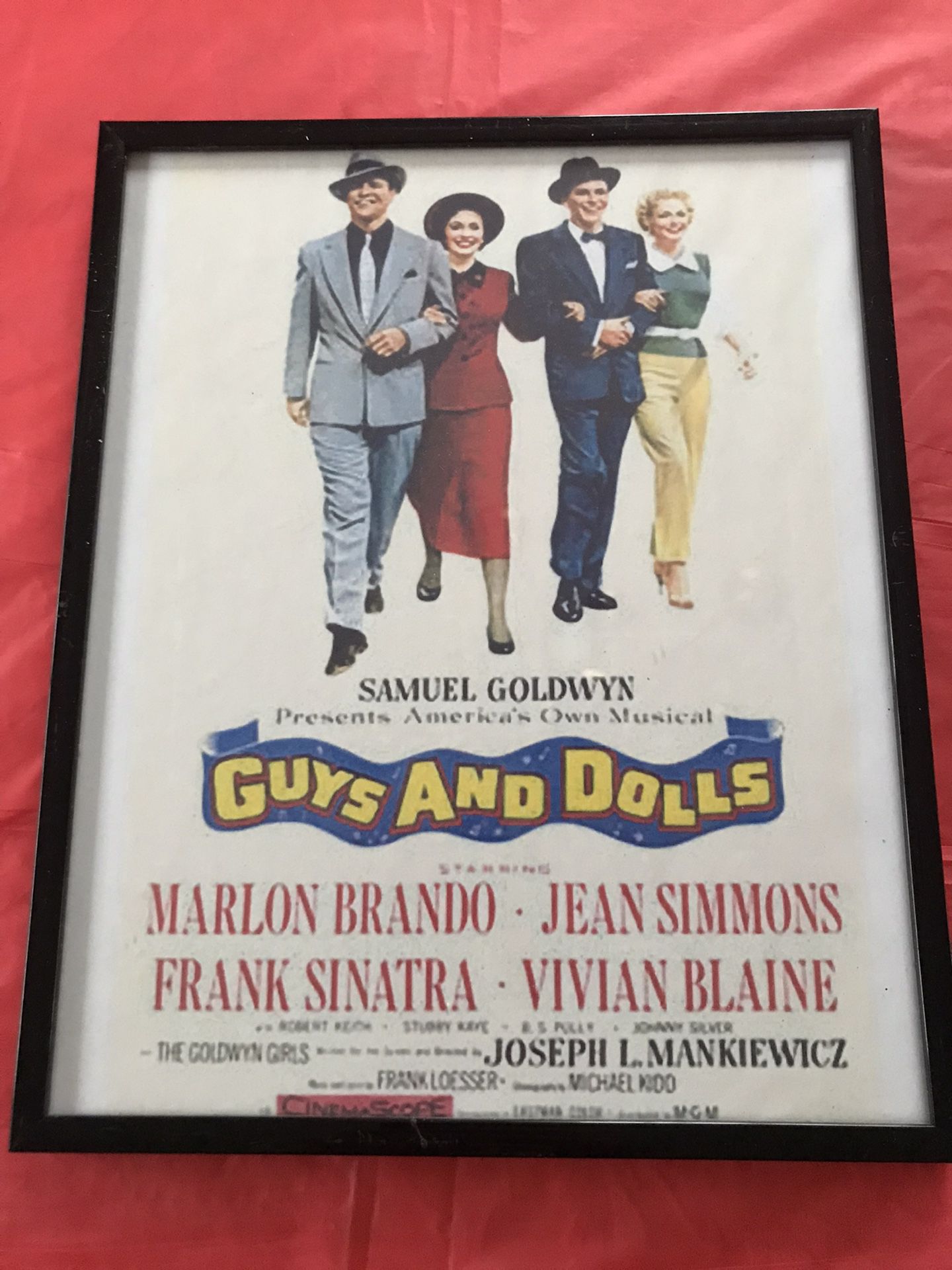 Guys And Dolls Small Framed Poster