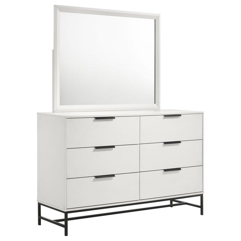 Sonora 6 Drawer Dresser With Mirror