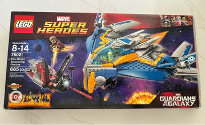 Lego marvel super heroes guardians of the the galaxy Milano 76021 Preowned. Used as display.