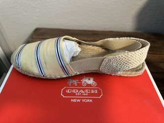 Coach Slip On Sandals Sz 8